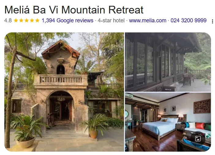 一張唯美的度假村照片，展示一對情侶在越南情侶度假村的私人泳池畔相擁而坐，背景是蔥鬱熱帶花園與夕陽餘暉，氛圍溫馨浪漫