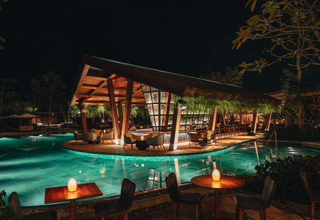 호이아나 NOX 비치 클럽에서 열리는 화려한 야외 파티